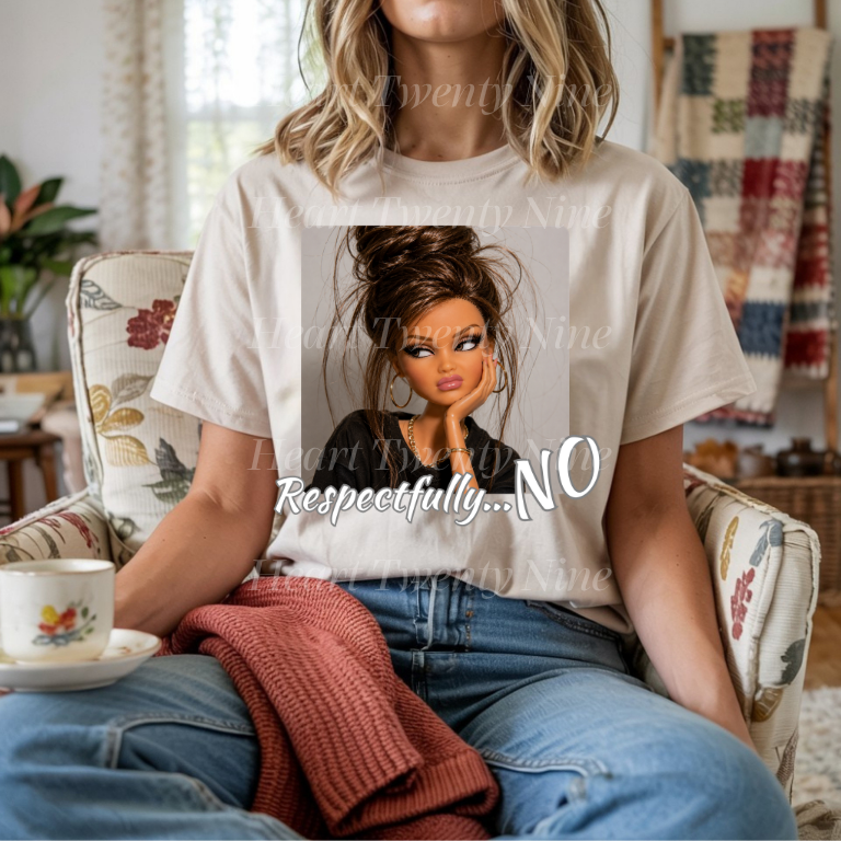 A528 Respectfully No Doll barbie