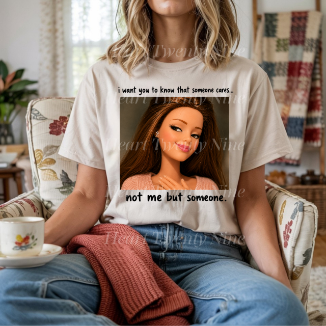 A588 I want you to know someone cares Barbie Doll