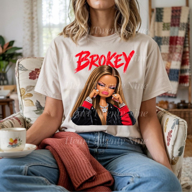 A589 Brokey Barbie Doll