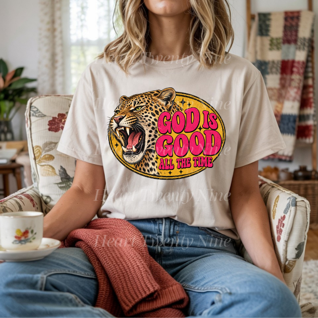 A585 God is Good all the Time Leopard